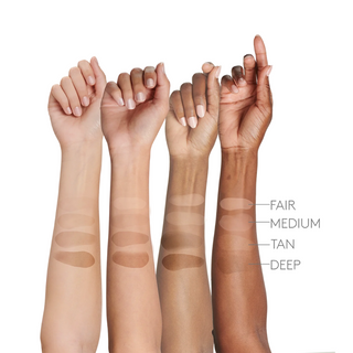 Color swatches of "Colorescience, Sunforgettable Total Protection - Face Shield Flex - Broad Spectrum SPF 50 Sunscreen" 